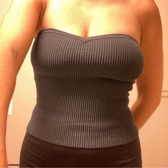 Babaton Sculpt Knit Strapless Top - Picture 2 of 6